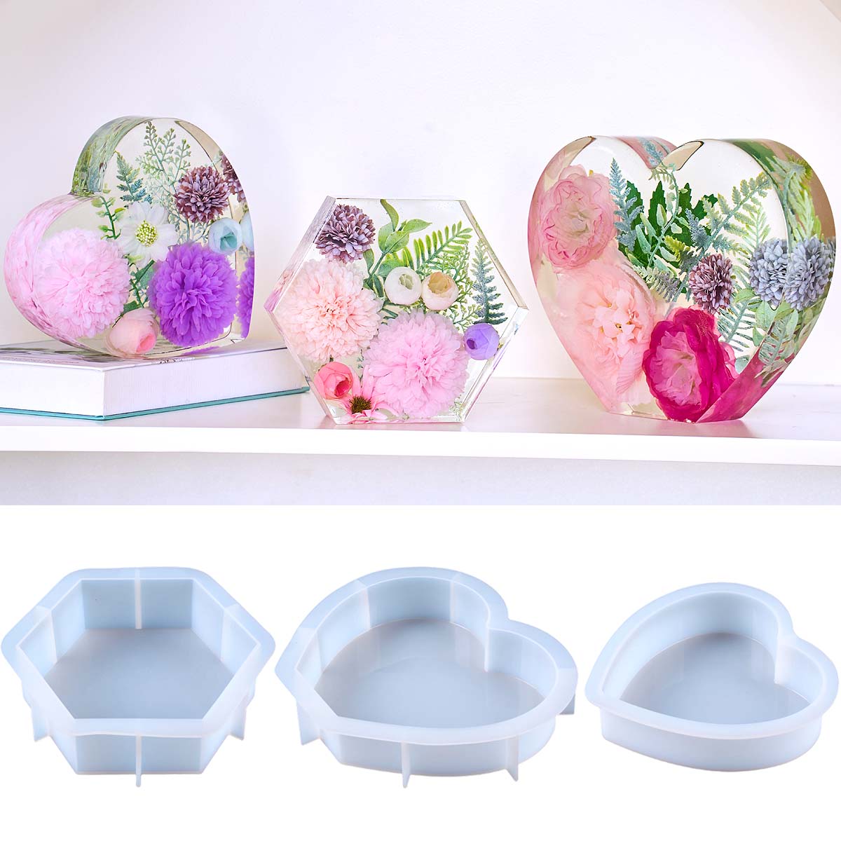 Large Love Silicone Mold DIY H - Flower Preservation Resin review and price