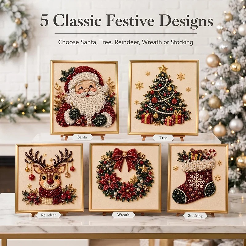 Christmas Pearl Diamond Painti - Resin Craft Kit review and price