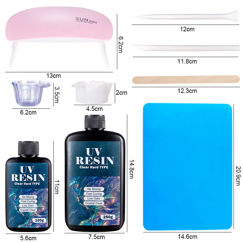 Hard UV Resin Glue Kit Fast Cu - Epoxy Uv Resin Kit review and price