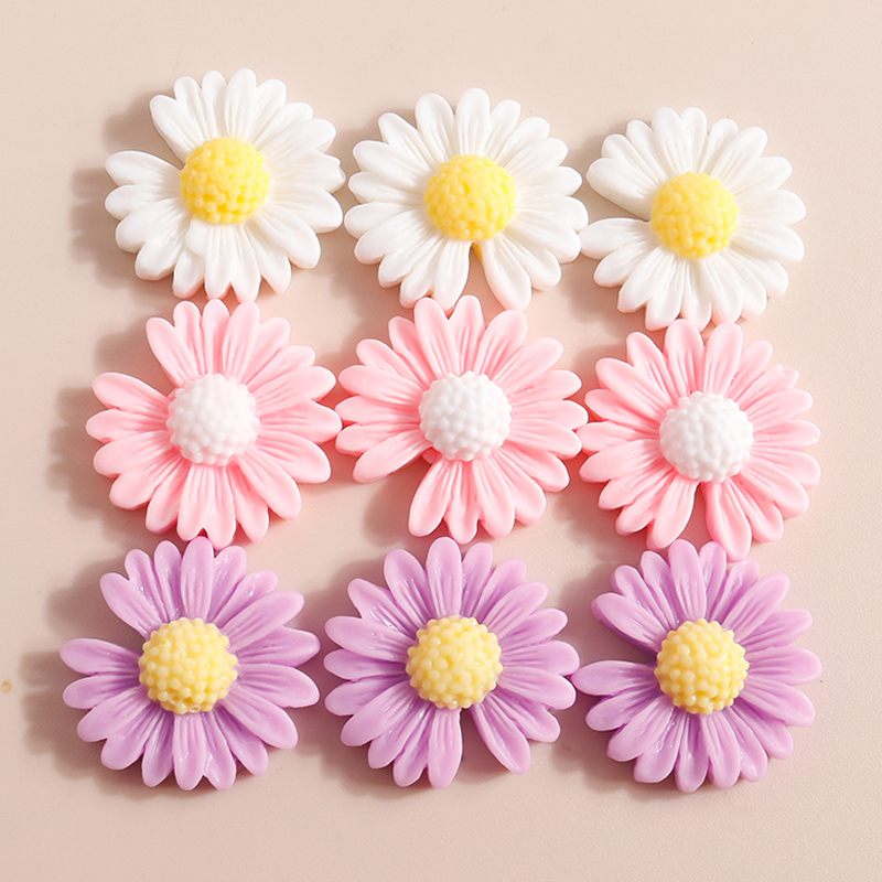 10pcs 20*20mm Kawaii Daisy Flo - Flower Preservation Resin review and price