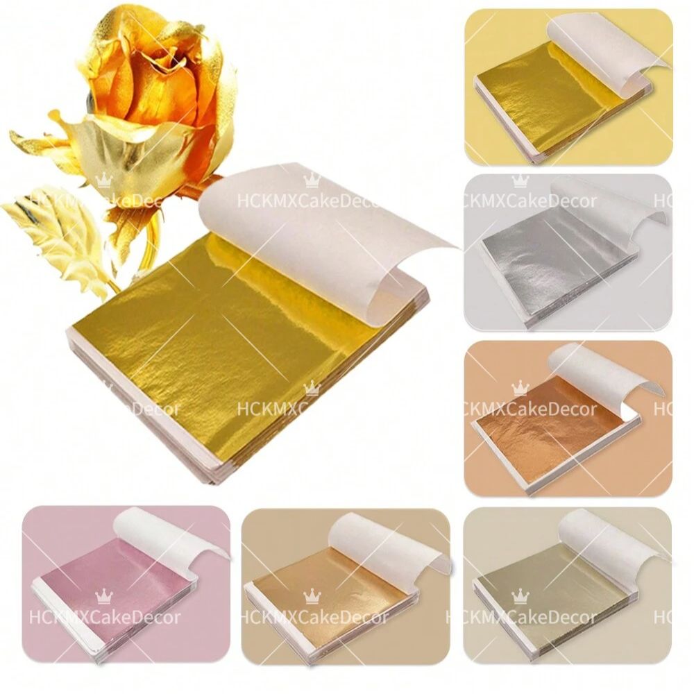 100pcs Imitation Gold Foil She - Gold Foil Flakes review and price